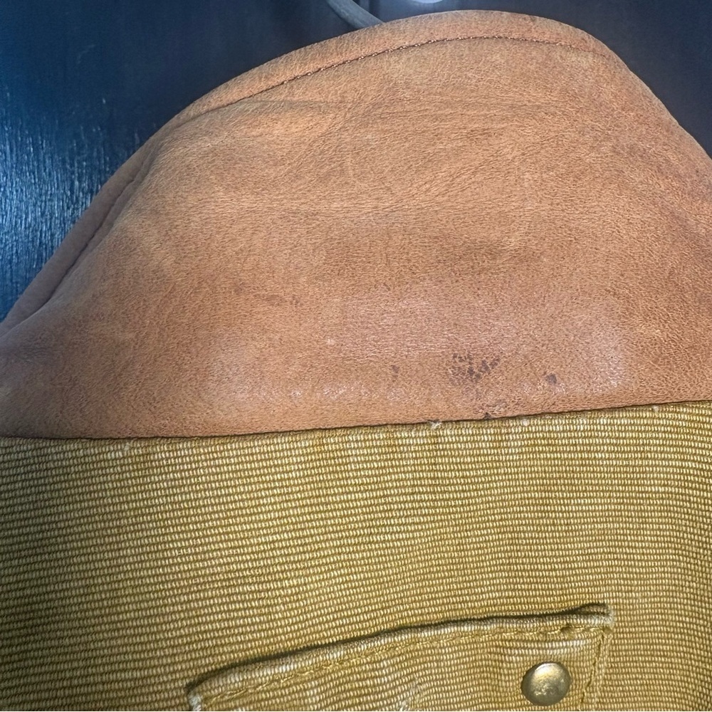 Territory Ahead Men’s Utility Field Jacket Large Mustard Leather Collar - Picture 9 of 14